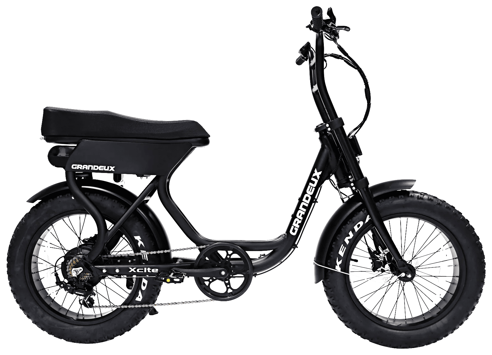 Grandeux Xcite Electric Bike – 1350W Step-Thru Fat Tire eBike