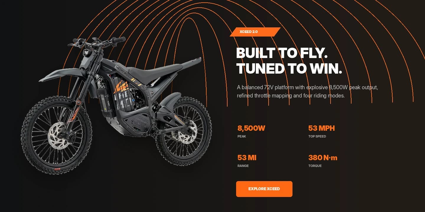 XCEED Electric Dirt Bike product detail