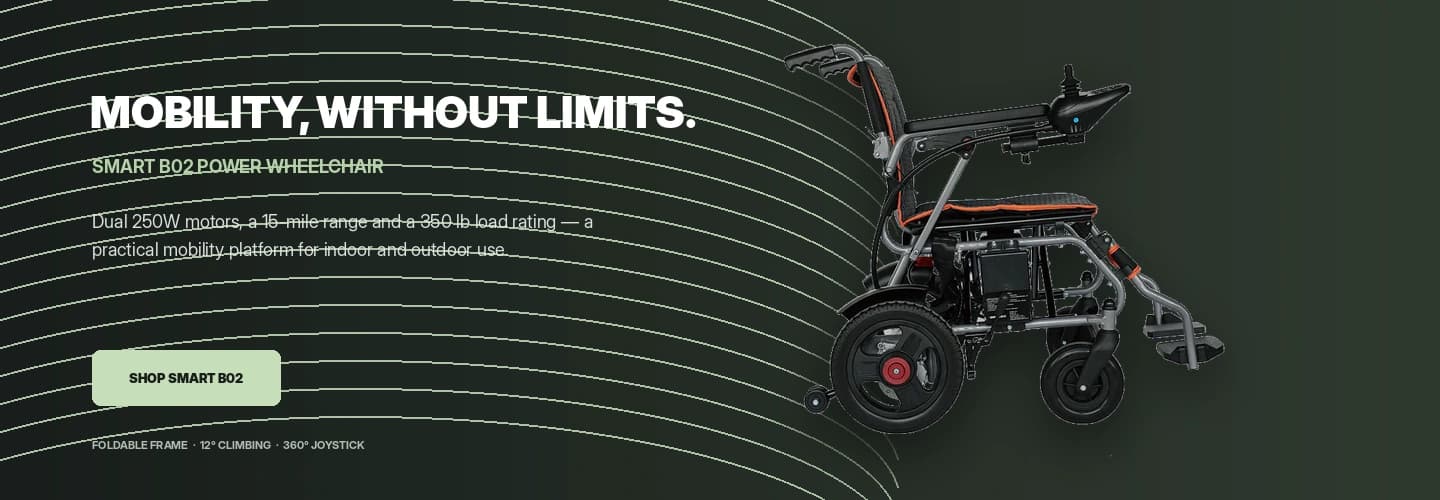 SMART B02 Electric Wheelchair product detail